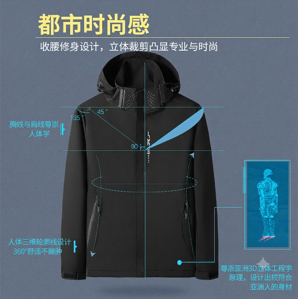 Men's Outdoor Windbreaker Jacket