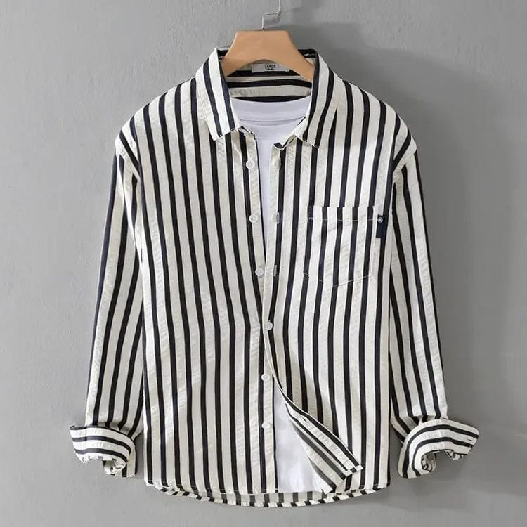 Men's Vertical Striped Casual Shirt