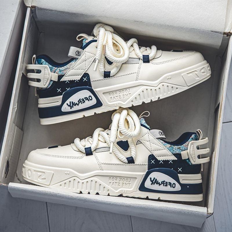 Men's Harajuku Techwear Low-Top Skate Sneakers