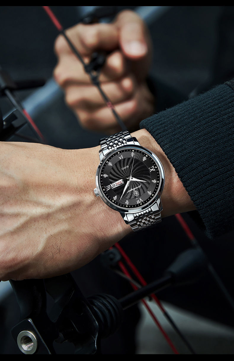 Men's Luxury Stainless Steel Quartz Watch