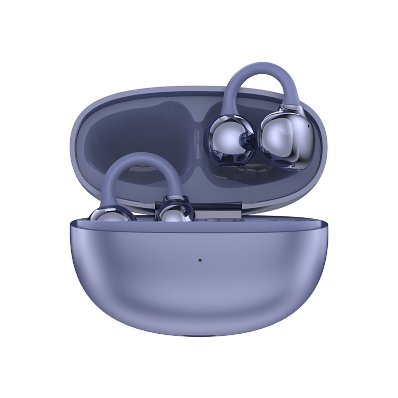 Open-Ear Clip-On Metallic Wireless Earbuds