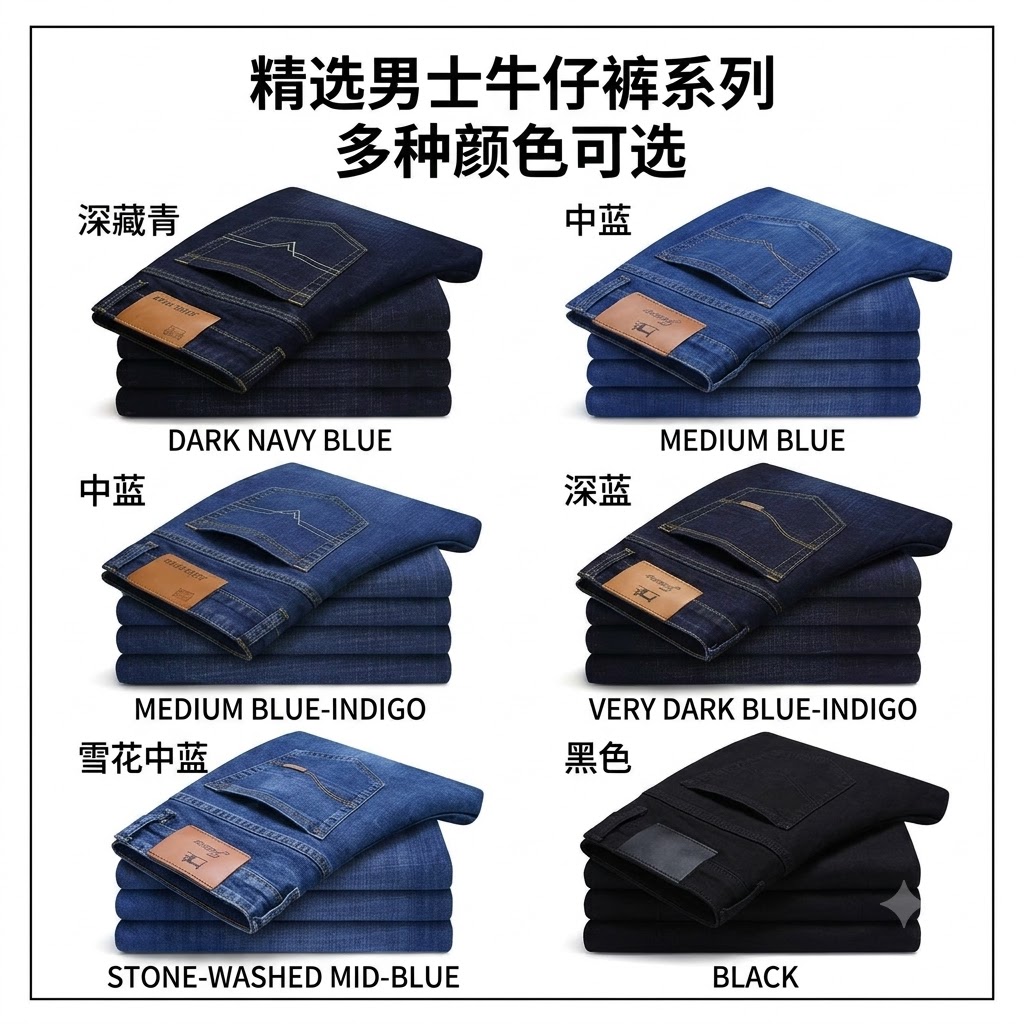 Men's Everyday Stretch Straight-Leg Jeans